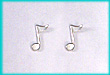 Music Note Earrings