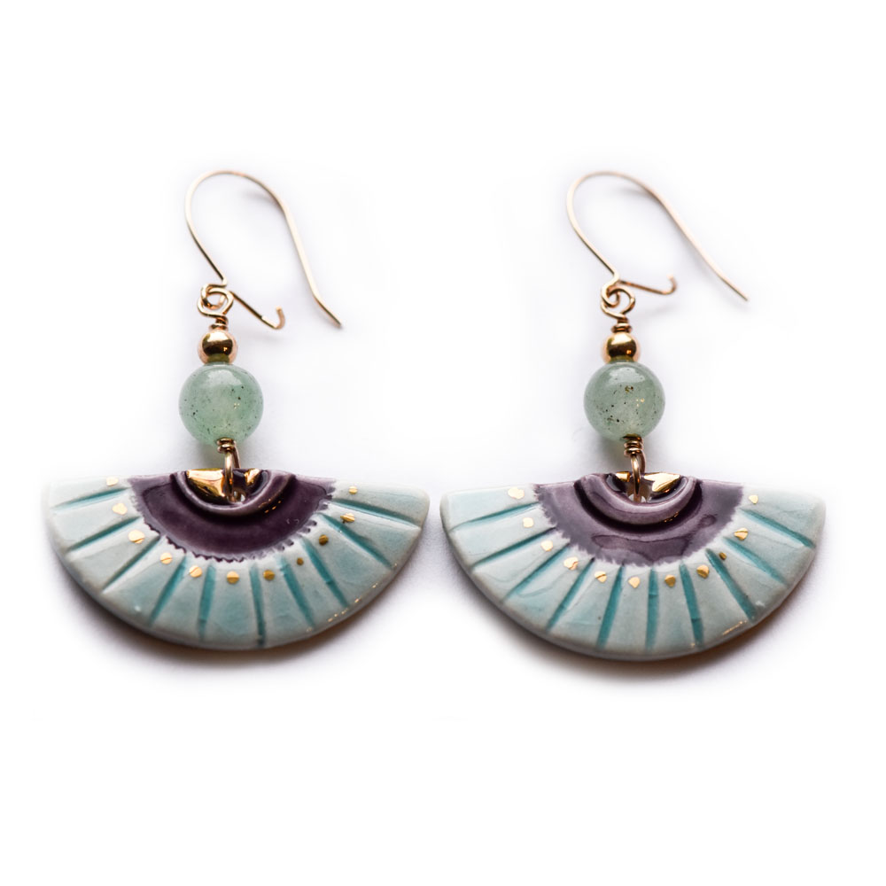 PDE-4 Peace Mandala Earrings